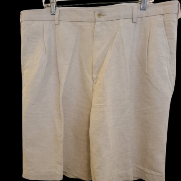 New Carribbean Pleated Men's Shorts - Picture 1 of 2